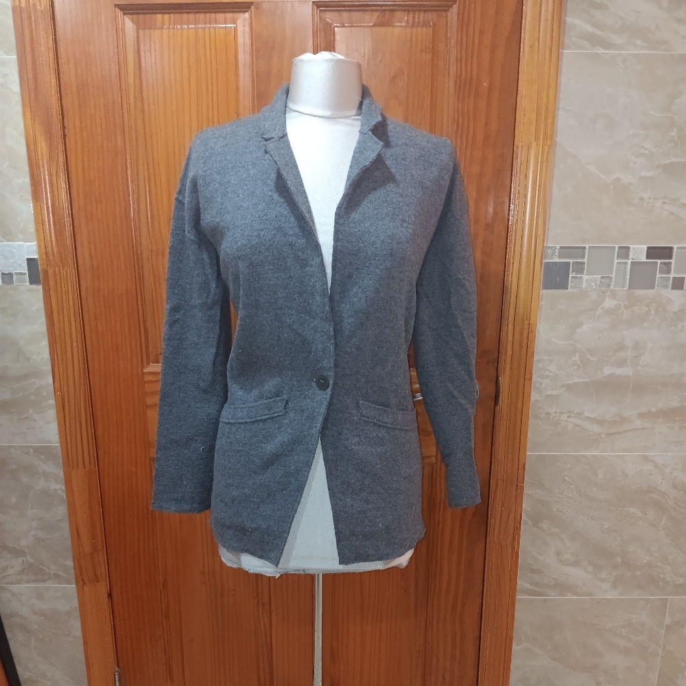 Eileen Fisher Grey Coat Size XXS